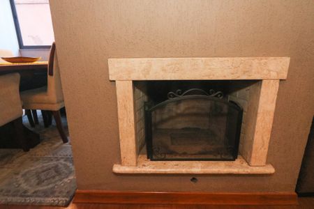 Apartamento à venda com 95m², 2 quartos e 1 vagaDetalhe da Sala de Jantar - Lareira