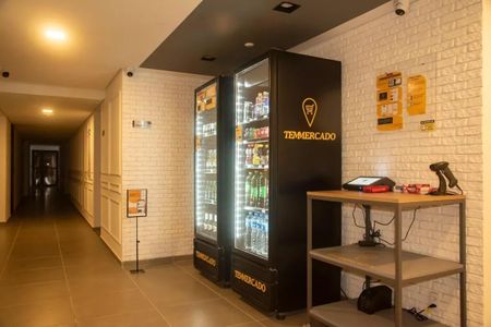 Apartamento para alugar com 26m², 1 quarto e sem vagaMinimercado