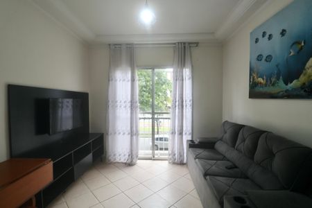 Sala de apartamento para alugar com 2 quartos, 55m² em Balneario Cidade Atlantica, Guarujá