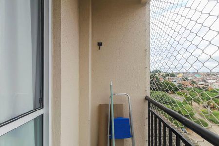 Varanda da Sala de apartamento para alugar com 2 quartos, 45m² em Jardim Paraguacu, São Paulo