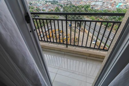 Varanda da Sala de apartamento para alugar com 2 quartos, 45m² em Jardim Paraguacu, São Paulo