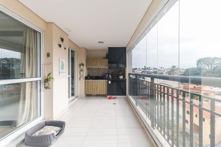 Varanda da Sala de apartamento para alugar com 3 quartos, 150m² em Vila Nova Socorro, Mogi das Cruzes