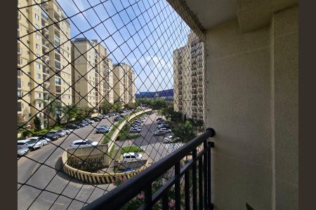 Varanda da Sala de apartamento para alugar com 2 quartos, 54m² em Jardim Albertina, Guarulhos