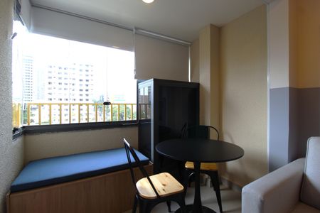 Apartamento à venda com 25m², 1 quarto e sem vagaVaranda