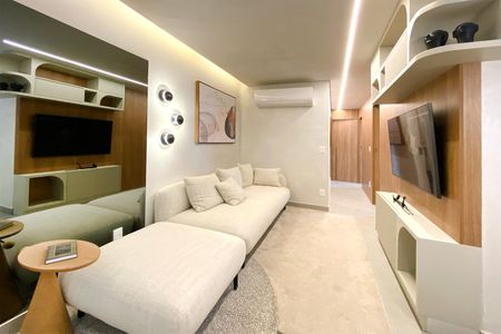 Sala de apartamento à venda com 3 quartos, 73m² em Santa Efigênia, Belo Horizonte