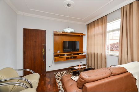 Sala de Estar de apartamento à venda com 3 quartos, 119m² em Cidade Nova, Belo Horizonte