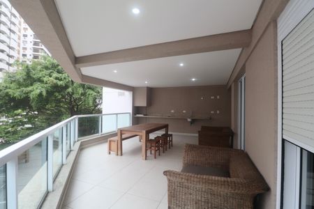 Varanda de apartamento para alugar com 3 quartos, 135m² em Barra Funda, Guarujá