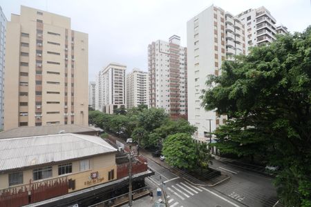 Vista de apartamento para alugar com 3 quartos, 135m² em Barra Funda, Guarujá