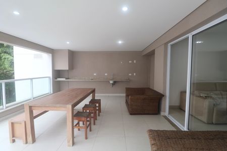 Varanda de apartamento para alugar com 3 quartos, 135m² em Barra Funda, Guarujá