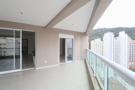 Varanda de apartamento para alugar com 3 quartos, 135m² em Barra Funda, Guarujá