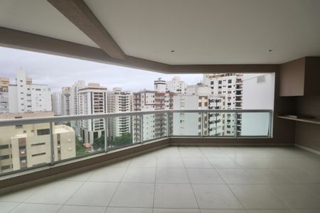 Varanda de apartamento para alugar com 3 quartos, 135m² em Barra Funda, Guarujá