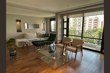 Sala  de apartamento para alugar com 1 quarto, 115m² em Real Parque, São Paulo