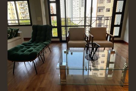 Sala de visita  de apartamento para alugar com 1 quarto, 115m² em Real Parque, São Paulo