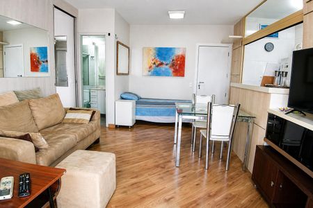 Sala de apartamento para alugar com 1 quarto, 54m² em Bela Vista, São Paulo