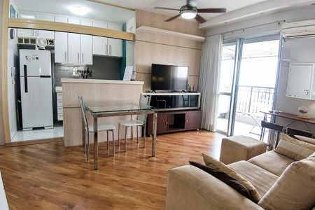 Sala de apartamento para alugar com 1 quarto, 54m² em Bela Vista, São Paulo
