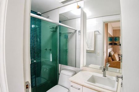 Apartamento para alugar com 54m², 1 quarto e 1 vaga Apartamento para alugar com 54m², 1 quarto e 1 vagaBanheiro