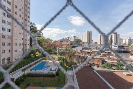 Vista da sala  de apartamento à venda com 2 quartos, 41m² em Campanário, Diadema