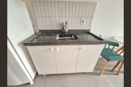 Cozinha - Armários de kitnet/studio para alugar com 1 quarto, 21m² em República, São Paulo
