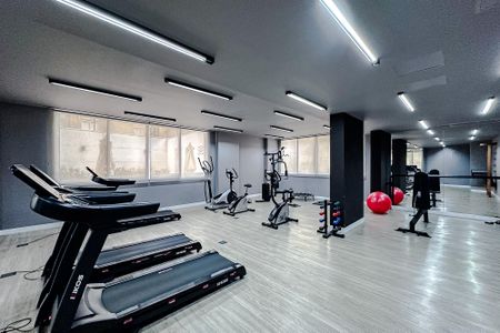 Studio para alugar com 27m², 1 quarto e sem vaga Studio para alugar com 27m², 1 quarto e sem vagaÁrea comum - Academia