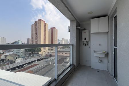 Varanda de kitnet/studio para alugar com 1 quarto, 36m² em Vila Lidio Santana, Guarulhos