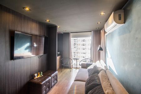 Sala  de apartamento à venda com 3 quartos, 107m² em Empresarial 18 do Forte, Barueri