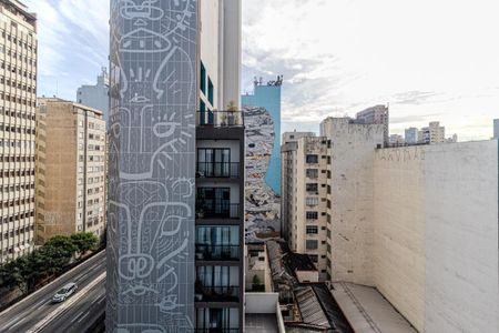 Vista de apartamento para alugar com 1 quarto, 25m² em Vila Buarque, São Paulo