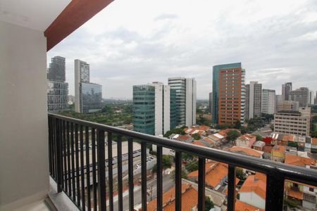 Varanda de kitnet/studio para alugar com 1 quarto, 25m² em Pinheiros, São Paulo