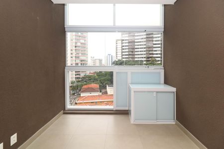 Varanda da Sala de apartamento para alugar com 1 quarto, 42m² em Sumaré, São Paulo
