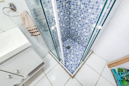 Banheiro  de kitnet/studio à venda com 1 quarto, 25m² em Lapa, Rio de Janeiro