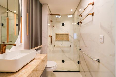 Apartamento para alugar com 94m², 3 quartos e 2 vagasBanheiro social