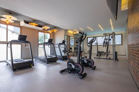 Apartamento à venda com 34m², 1 quarto e sem vaga Apartamento à venda com 34m², 1 quarto e sem vagaAcademia