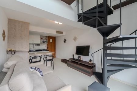 Sala de apartamento para alugar com 1 quarto, 53m² em Bela Vista, São Paulo