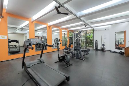 Apartamento para alugar com 53m², 1 quarto e 1 vaga Apartamento para alugar com 53m², 1 quarto e 1 vagaÁrea comum - Academia