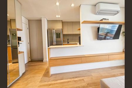 Sala de apartamento à venda com 1 quarto, 49m² em Vila Gertrudes, São Paulo