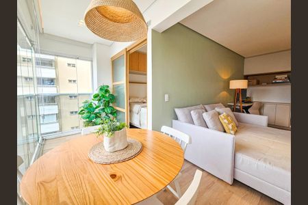 Sacada de apartamento à venda com 1 quarto, 49m² em Vila Gertrudes, São Paulo