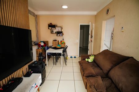 Sala de apartamento para alugar com 2 quartos, 51m² em Boqueirão, Praia Grande