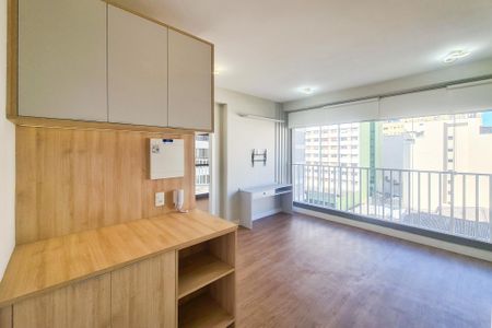 Sala/Cozinha de apartamento à venda com 1 quarto, 48m² em Pinheiros, São Paulo
