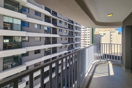 Varanda da Suíte de apartamento à venda com 1 quarto, 48m² em Pinheiros, São Paulo