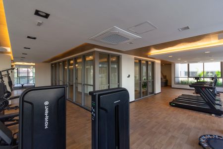 Apartamento para alugar com 48m², 1 quarto e 1 vaga Apartamento para alugar com 48m², 1 quarto e 1 vagaÁrea comum - Academia