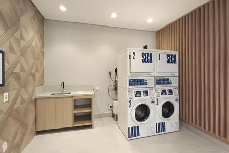 Studio à venda com 21m², 1 quarto e sem vaga Studio à venda com 21m², 1 quarto e sem vagaÁrea comum - Lavanderia