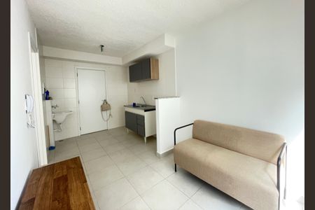 Sala de apartamento para alugar com 1 quarto, 26m² em Barra Funda, São Paulo