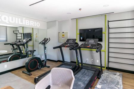 Apartamento para alugar com 38m², 2 quartos e sem vaga Apartamento para alugar com 38m², 2 quartos e sem vagaÁrea comum - Academia