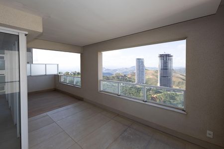 Varanda da Sala 1 de apartamento para alugar com 4 quartos, 199m² em Piemonte, Belo Horizonte