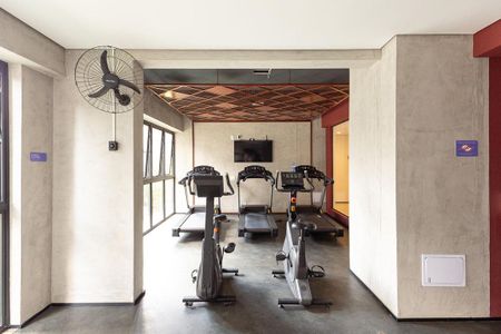 Apartamento para alugar com 26m², 1 quarto e sem vaga Apartamento para alugar com 26m², 1 quarto e sem vagaÁrea comum - Academia
