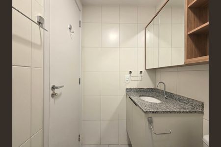 Apartamento para alugar com 26m², 1 quarto e sem vaga Apartamento para alugar com 26m², 1 quarto e sem vagaBanheiro da Suíte