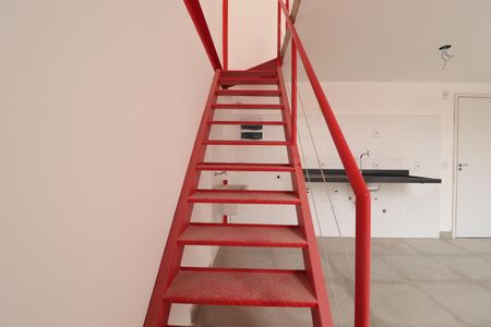 Apartamento à venda com 51m², 1 quarto e 1 vagaEscada