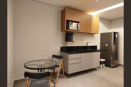 Studio para alugar com 30m², 1 quarto e sem vagaStudio - sala e cozinha