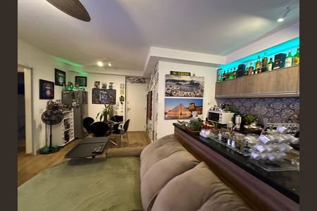 Sala de apartamento à venda com 1 quarto, 55m² em Alphaville Conde Ii, Barueri