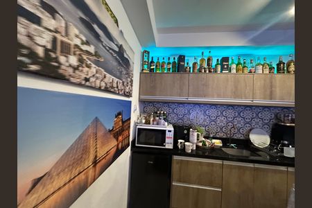 Cozinha de apartamento à venda com 1 quarto, 55m² em Alphaville Conde Ii, Barueri