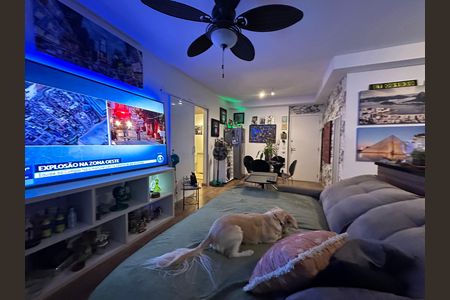 Sala de apartamento à venda com 1 quarto, 55m² em Alphaville Conde Ii, Barueri